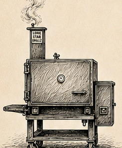 Ship's Backyard BBQ approved smoker illustration